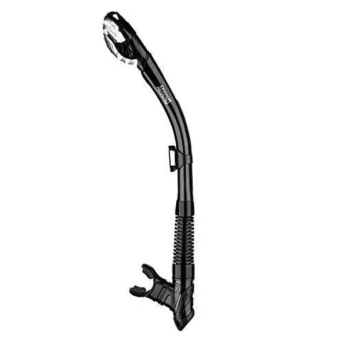 Aegend Full-Dry Snorkel w/ Purge Valve & Flexible Tube (Black)