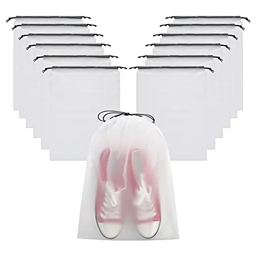 Vorspack 13-Pack Transparent Travel Shoe Bags