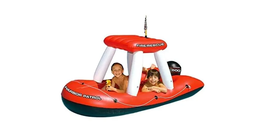 SWIMLINE Inflatable Water Squirter Float 75" Fire Boat