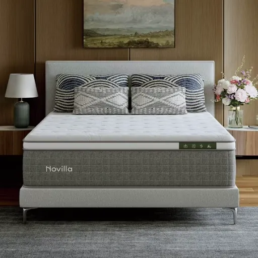 Novilla Vela 12 inch Cooling Gel Hybrid Mattress - Queen