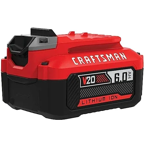 CRAFTSMAN V20 6Ah Lithium Ion Power Tool Battery