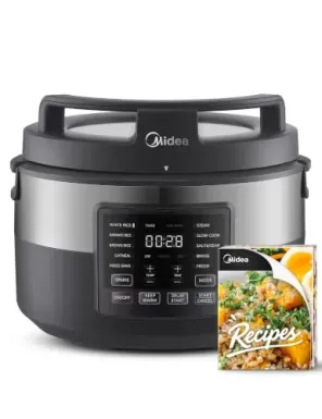 Midea 8-Cup Rice Cooker with 10 Functions