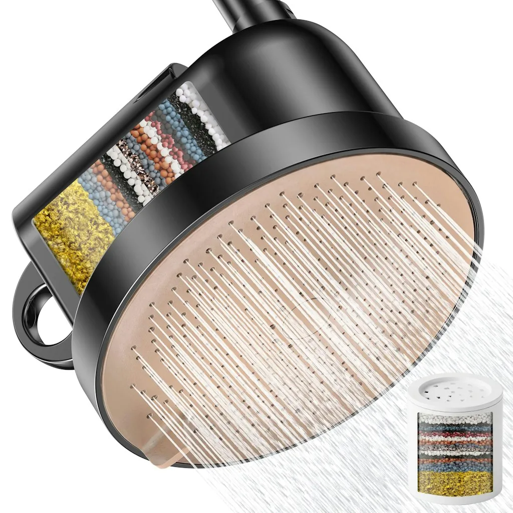 MakeFit NSF Certified Filtered Shower Head w/ 5 Settings