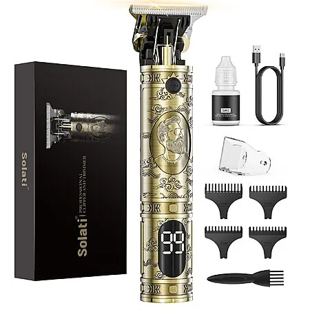Solati Cordless Rechargeable Hair Clipper & Beard Trimmer Kit