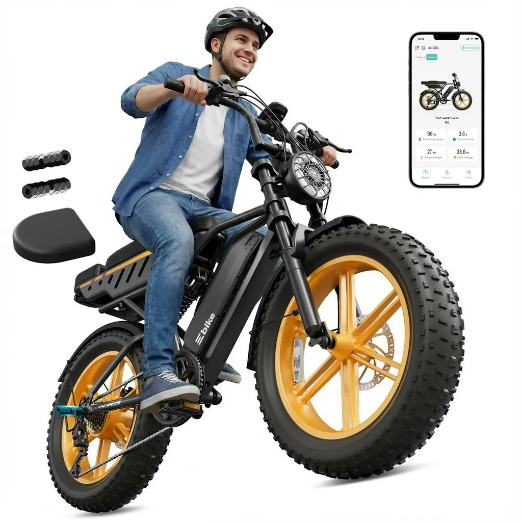 48V Fat Tire Retro Style Ebike