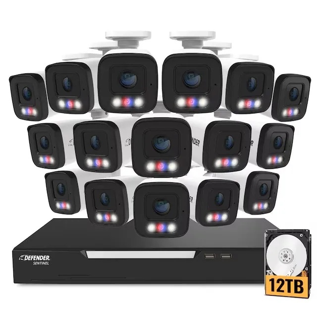 Defender Sentinel AI 16-Camera 4K Security Camera System