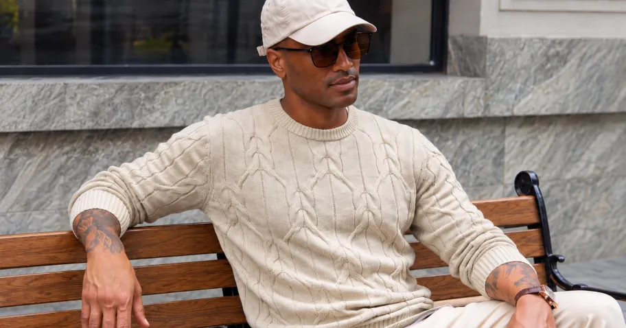 Men’s Cable Knit Sweater
