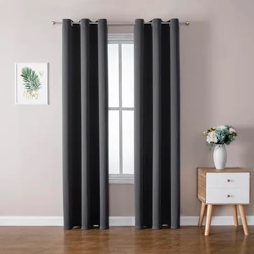ChrisDowa Blackout Curtains 72 Inches Long