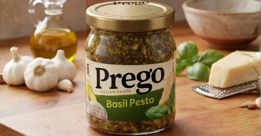 Prego Basil Pesto Sauce 8oz Jar