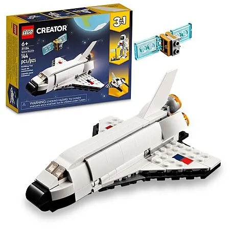 144-Pc LEGO Creator 3-In-1 Space Shuttle / Astronaut / Spaceship Building Toy