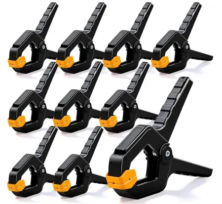 10-Pack Swihorab 3.5" Plastic Spring Woodworking Clamps