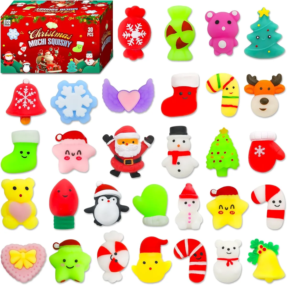 Christmas Squishies 30-Pack