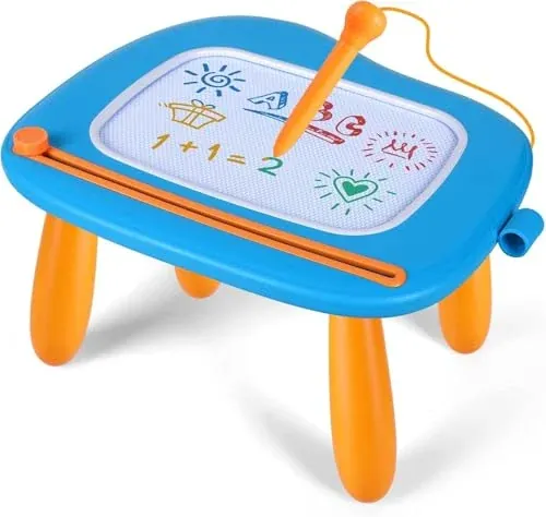 Magnetic Drawing Board for Toddlers (Blue)