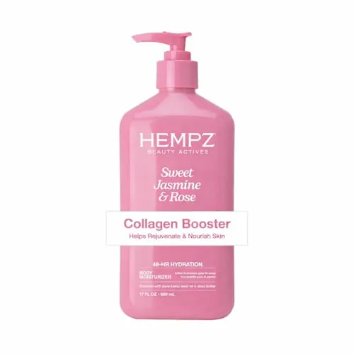 Hempz Sweet Jasmine & Rose Collagen Booster Lotion 17oz