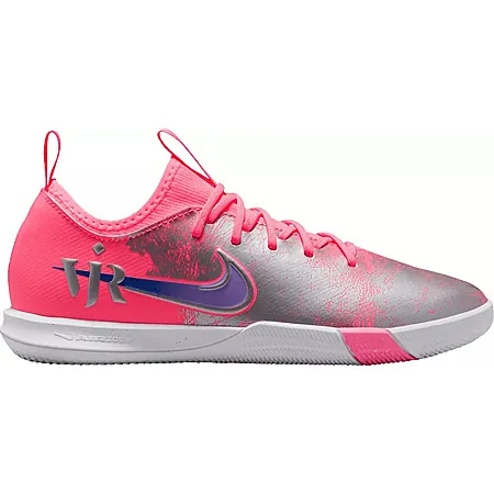 Nike Kids' Mercurial Vapor 16 Academy Vini Jr. Indoor Soccer Shoes (Red/Royal)