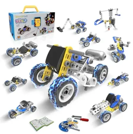Veecafiodi 10-in-1 STEM Engineering Construction Kit