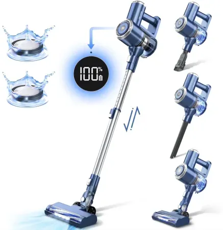 PRETTYCARE W200-v2 2600mAh 6-in-1 Cordless Stick Vacuum Cleaner