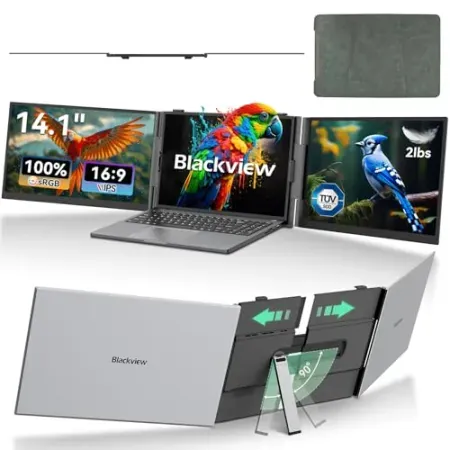 Blackview DCM6 14" 1080P Triple Laptop Screen Extender