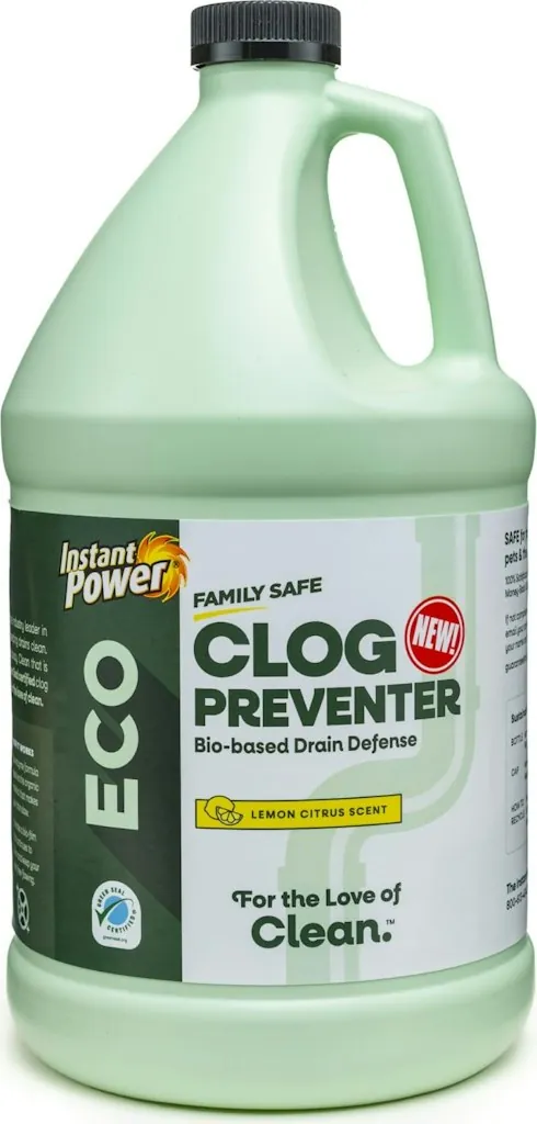 Instant Power Eco Clog Preventer Drain Cleaner & Maintainer 1-Gallon Bottle