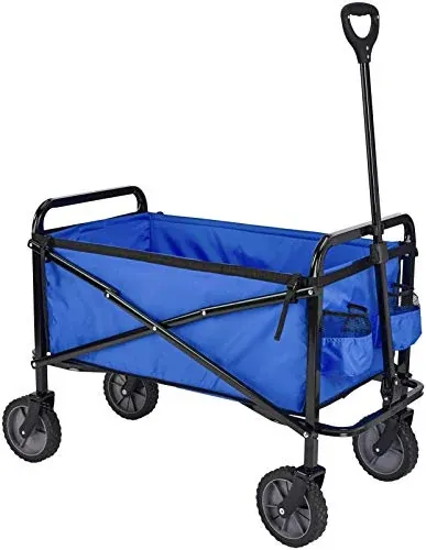 Amazon Basics Collapsible Heavy Duty Utility Wagon 265 Pounds Capacity