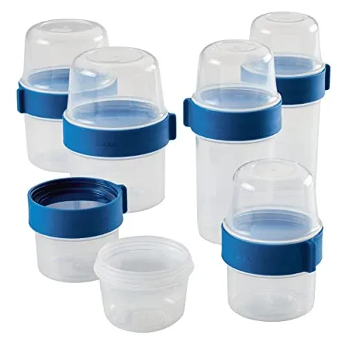 12-Pc LOCK & LOCK Easy Essentials Twist Two Way Storage Containers