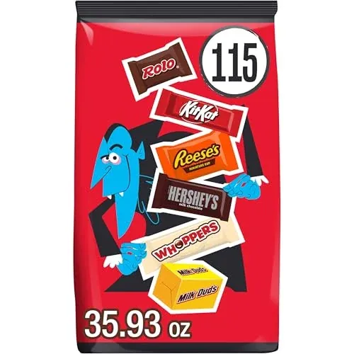 Hershey's Assorted Chocolate Halloween Candy Bulk Variety Pack 35.93 oz
