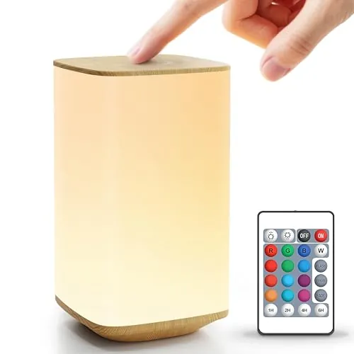 Auxmir 4000mAh Rechargeable Baby Night Light w/ Remote & Touch Control