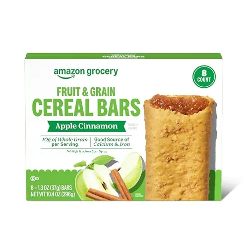 Amazon Grocery Fruit & Grain Cereal Bars 8-Count – Apple Cinnamon