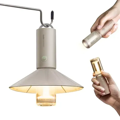 HOTO Outdoor Camping Flashlight 3-in-1 Camping Lantern 3100mAh
