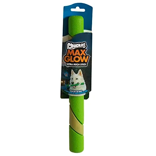 Chuckit! Max Glow Ultra Fetch Stick Outdoor Dog Toy, 12 Inches