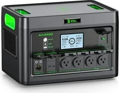 EBL 2400W Portable Power Station LiFePO4 Battery