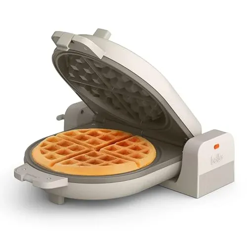 Bella Fits-anywhere Flip-n-Store Belgian Waffle Maker (Oatmilk)