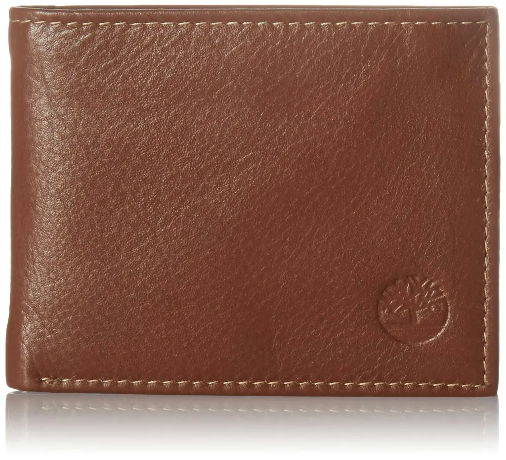 Timberland Wellington Leather RFID Bifold Commuter Security Wallet