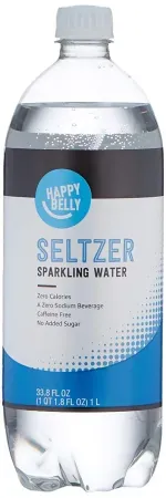 33.8oz Happy Belly Seltzer Sparkling Water