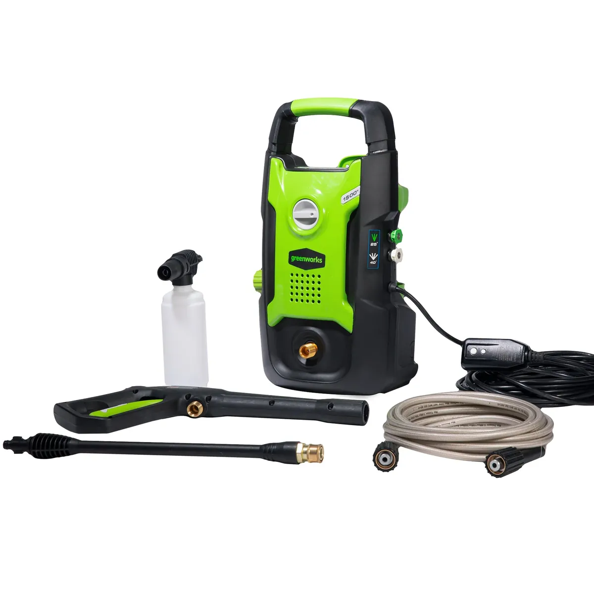 Greenworks 1500 PSI 1.2 GPM Cold Water Electric Pressure Washer