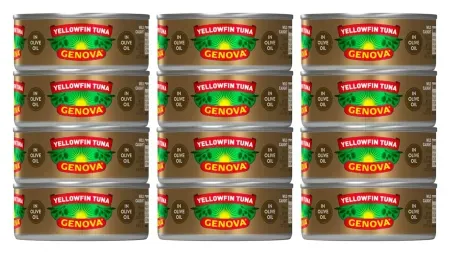 12-Pack 5oz Genova Yellowfin Tuna in Olive Oil