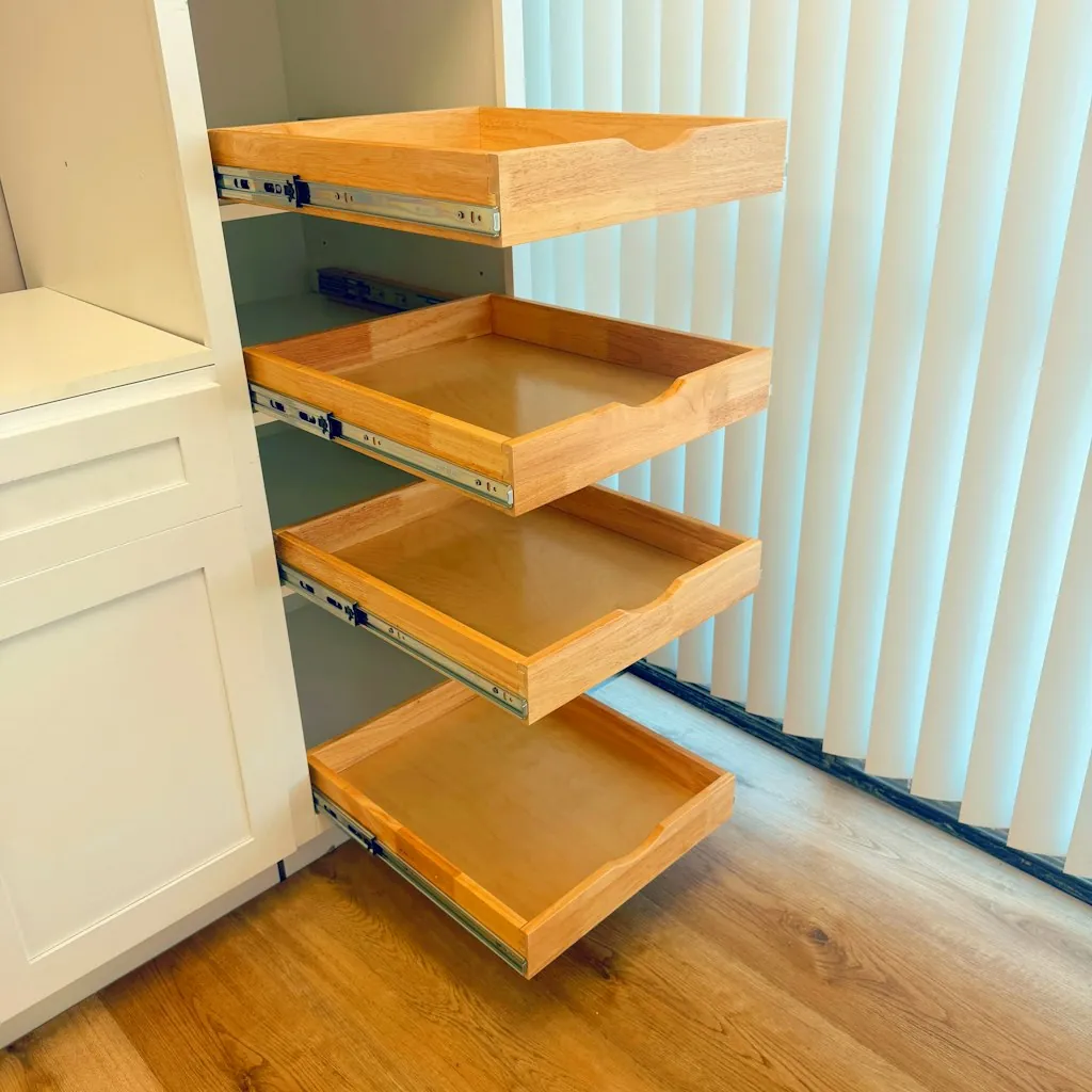 Rebrilliant Prestridge Pull-Out Cabinet Organizer Drawer