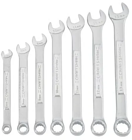 CRAFTSMAN 12 Point Metric Wrench Set 7 pc