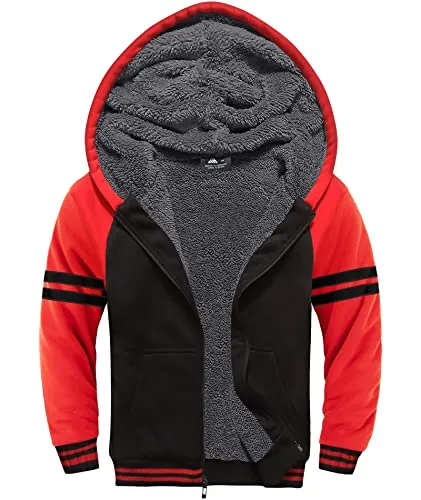 Boys Sherpa-Lined Zip-Up Hoodie