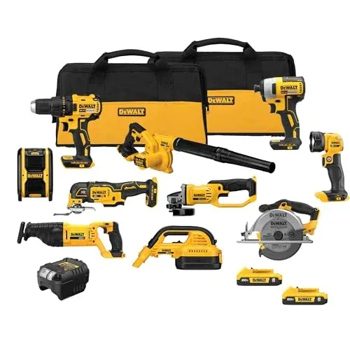 DEWALT 20V MAX 10 Tool Cordless Power Tool Set
