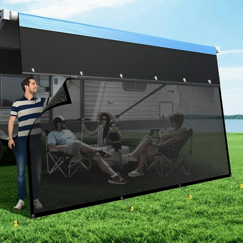 Fonzier RV Sun Shade Screen for 9' x 17'3" Awnings