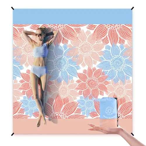 WIWIGO Beach Blanket Sandproof Extra Large