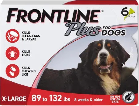 FRONTLINE Plus Flea and Tick Treatment for Extra Large Dogs