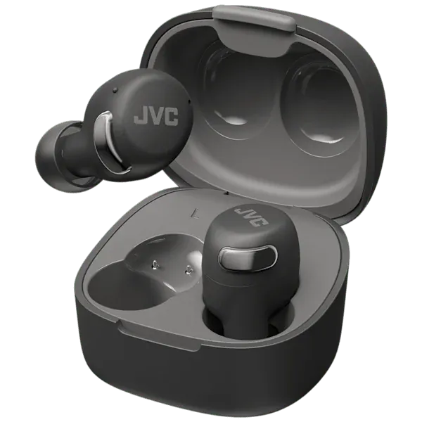 JVC Active Noise Cancelling Compact True Wireless Earbuds (Black)