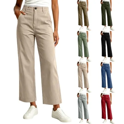 Womens Lightweight Cotton Linen Pants
