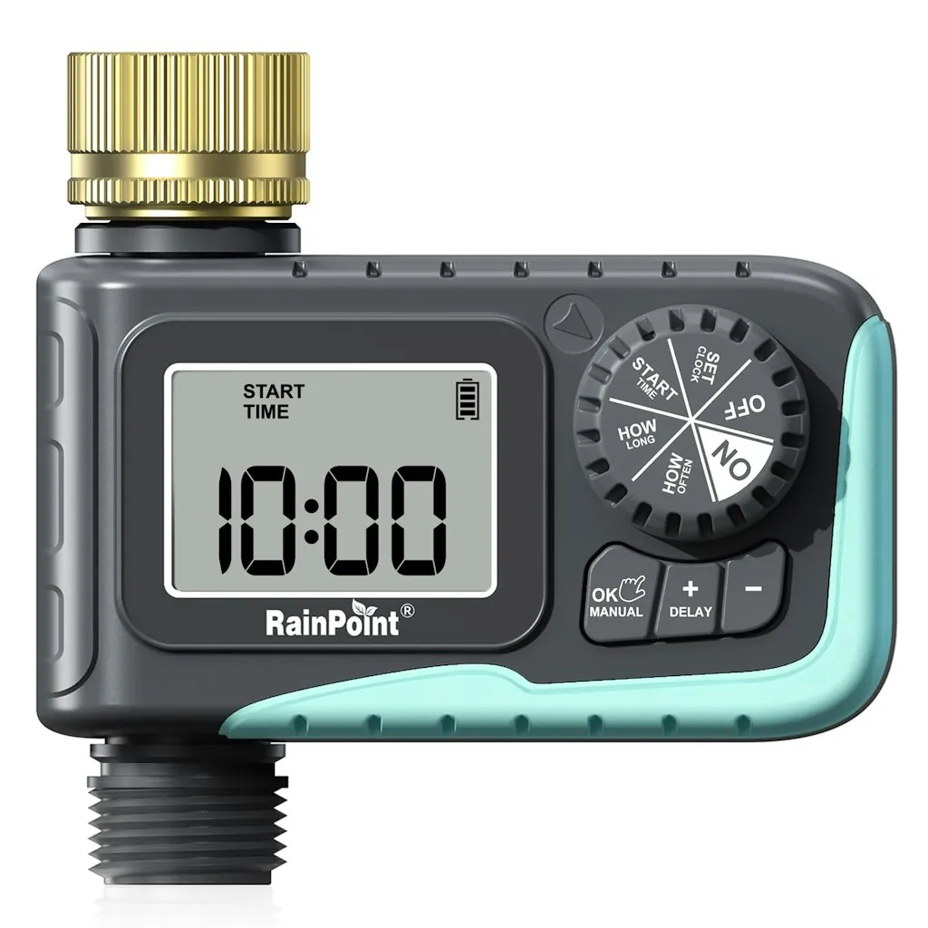 Rainpoint Sprinkler Timer w/ Brass Swivel