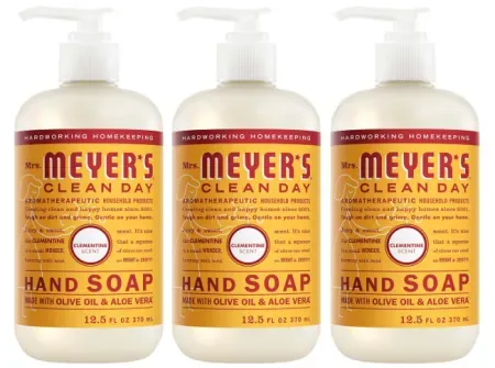 3-pack Mrs. Meyer's Clean Day Liquid Hand Soap (12.5oz Bottles)