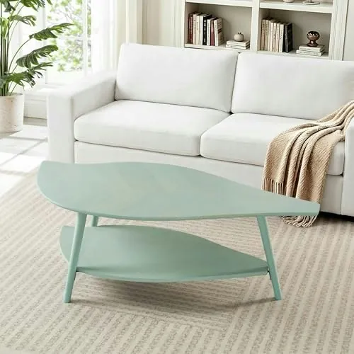 Mid-Century Leaf Coffee Table