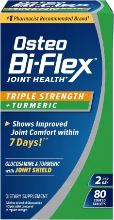 80-Count Osteo Bi-Flex Triple Strength Glucosamine Supplement w/ Turmeric Extract