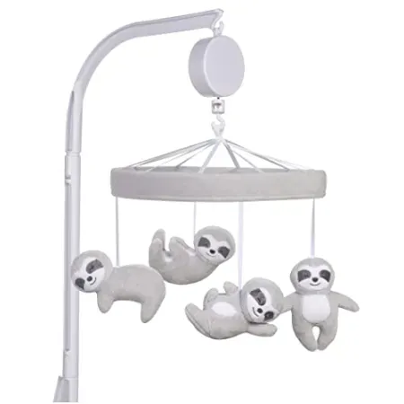 Sammy & Lou Sloths Baby Crib Mobile with Music